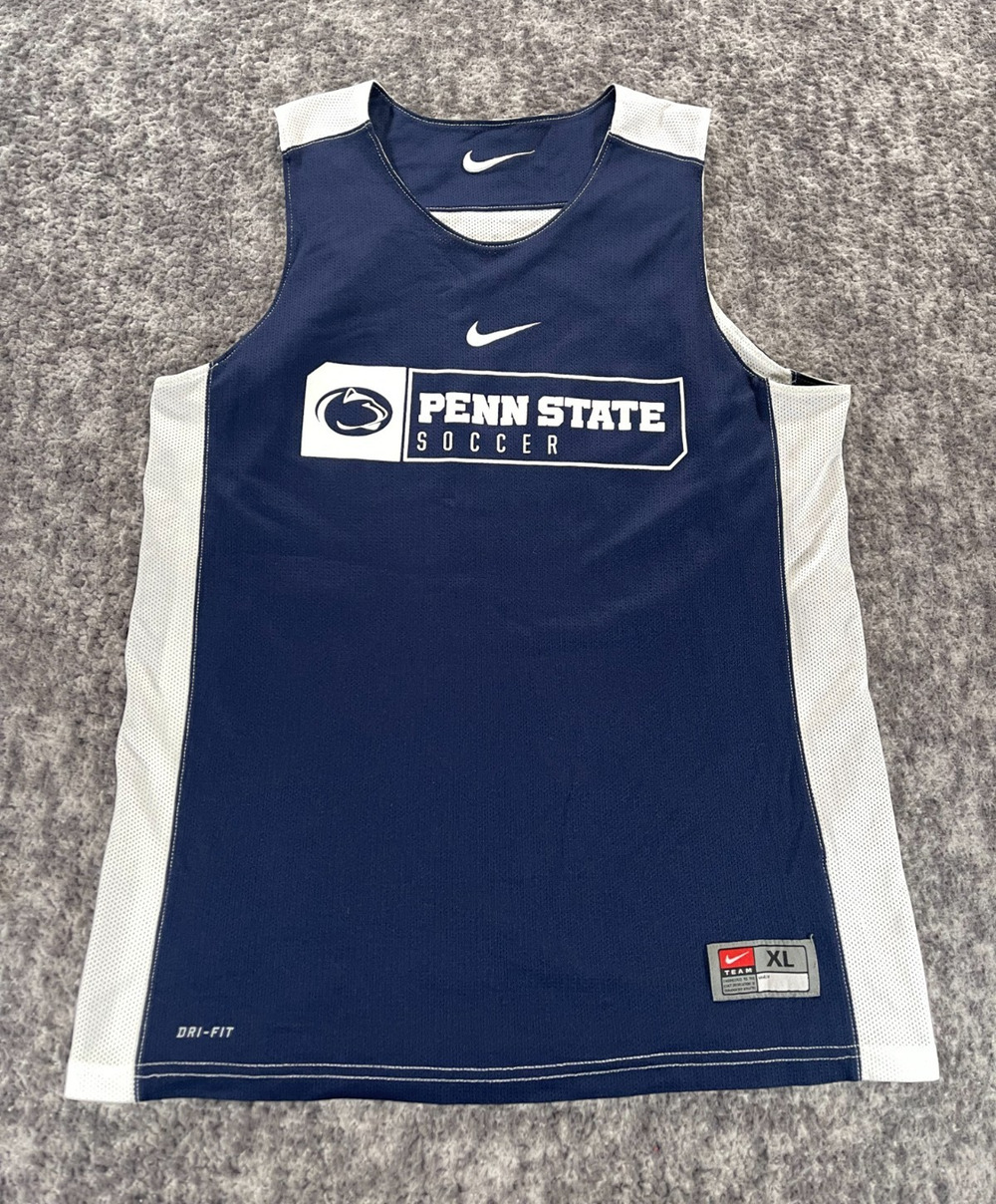 Nike Penn State Nittany Lions Soccer Jersey Reversible Blue White Women's XL